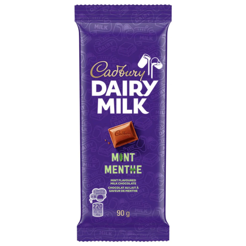 CADBRY DAIRY MILK MINT BAR 90g