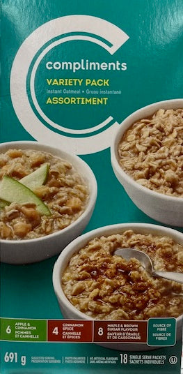 COMP INST OATMEAL VARITY PACK [691 g]