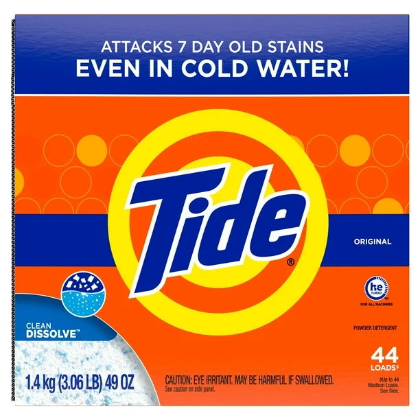TIDE POWDER ORGNL 44 LOADS [1.4 kg]