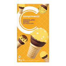 COMP ICE CREAM CONES CHOC DIPP [12 pcs]