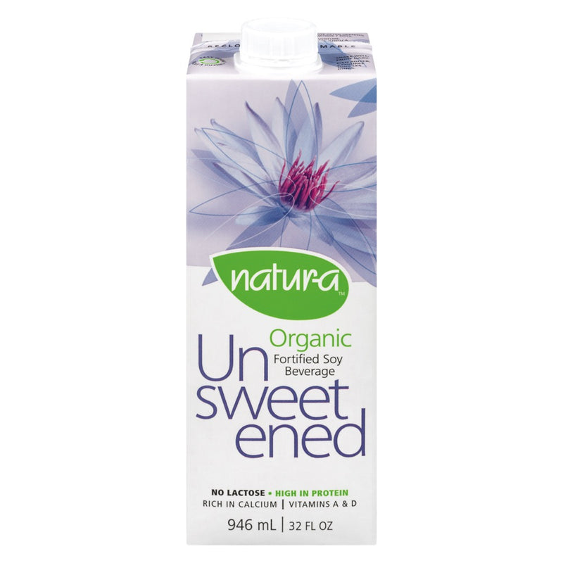 NATURA UNSWEET SOYMILK [946 ml]