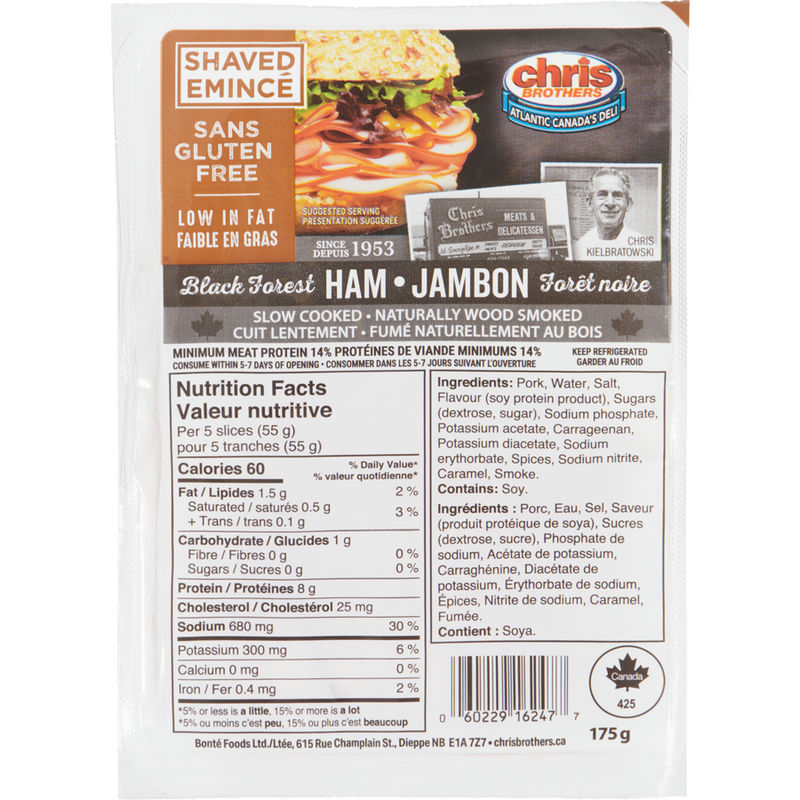 CHRIS BRO SHAVED BLK FORST HAM [150 g]
