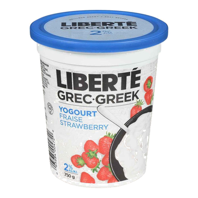 LIBERTE STRWBRRY 2% GREEK YOG [750 g]