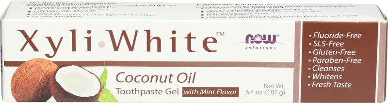 NOW XYLI WHITE COCO OIL TOOTHP [181 g]