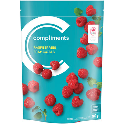 COMP FRZ RASPBERRIES 400g