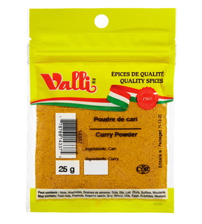 VALLI CURRY POWDER 25g
