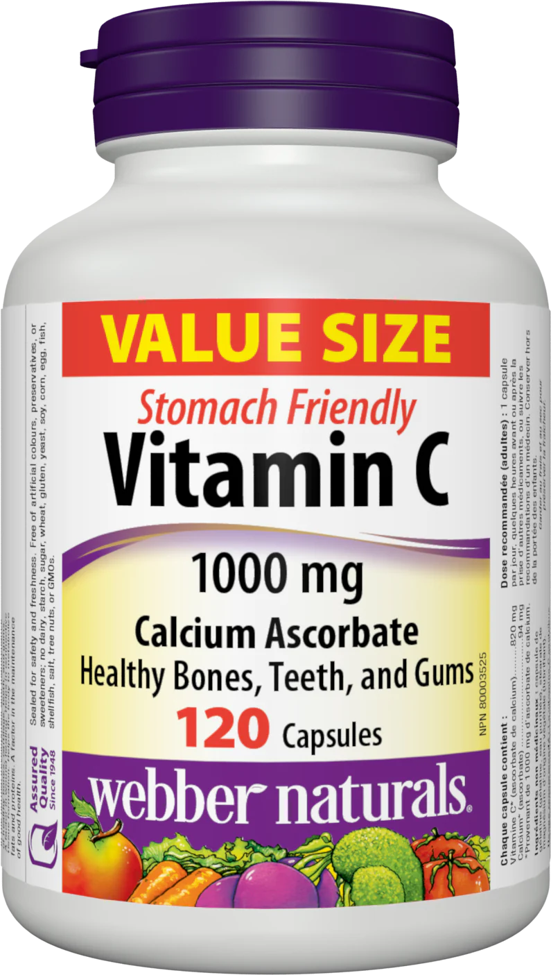 WEBBER VITAMIN C 1000MG [120 ea]
