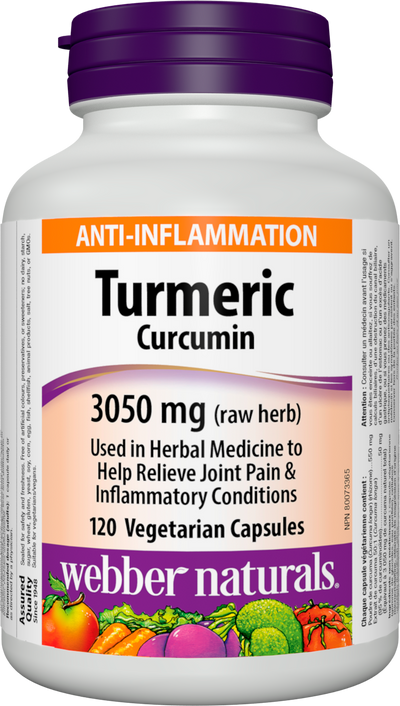 WEBBER TUMERIC 3050MG 120S [120 pcs]