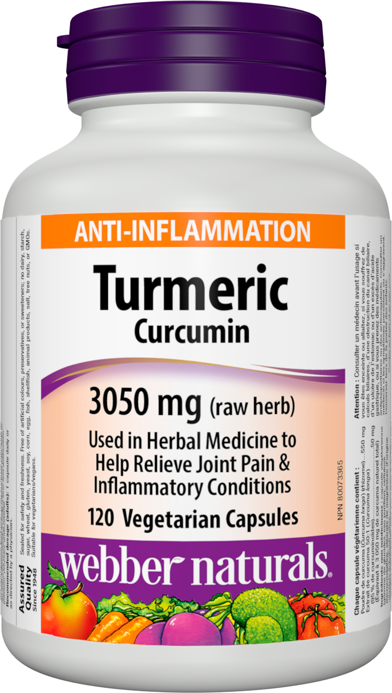 WEBBER TUMERIC 3050MG 120S [120 pcs]