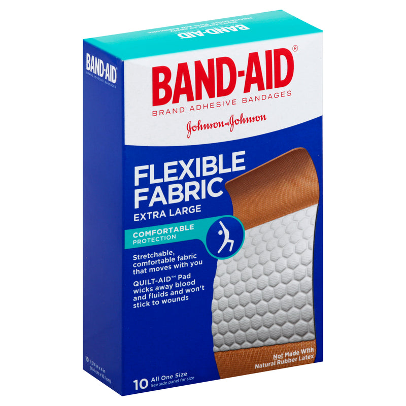 BANDAID FLEX FABRIC X LRG [10 ea]