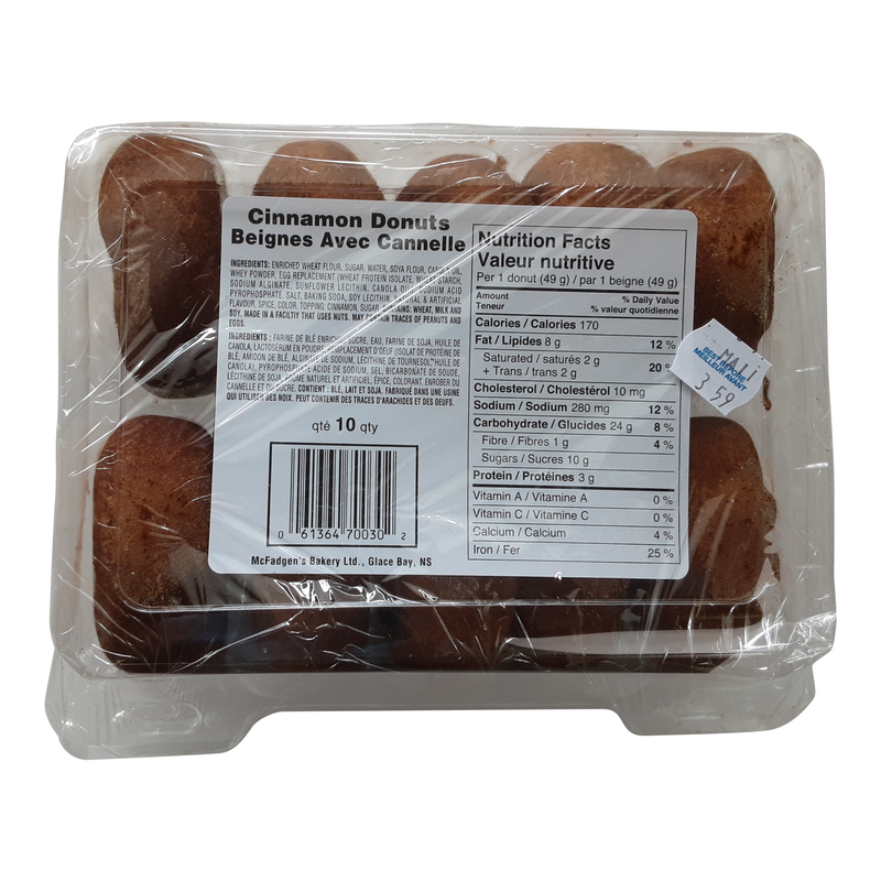 CINNAMON DONUTS 10S [10 pkg]