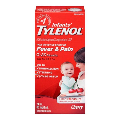 TYLENOL CHERRY DROPS SUSP 80MG [24 ml]