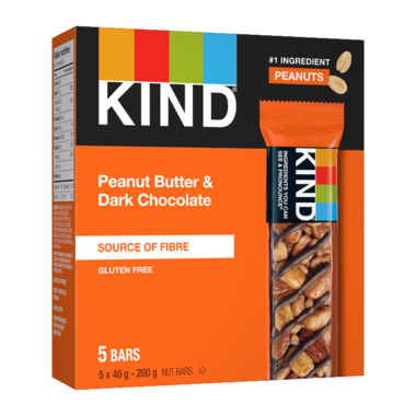 KIND PNT BTR DRK CHOC BAR 5PK [200 g]