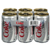 DIET COKE 6PK SLEEK CANS +DEP [222 ml]