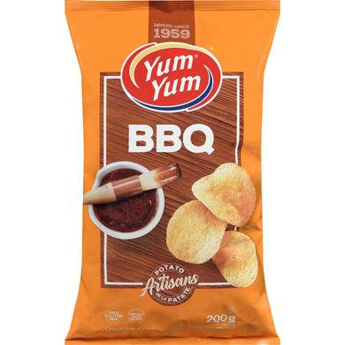 YUM YUM BBQ CHIPS [200 g]