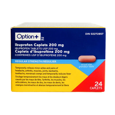 OPT+ IBUPROFEN CAP REG STR 24s [24 ea]