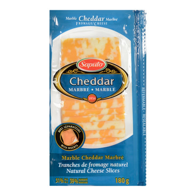 SAPUTO MARBLE CHEESE SLICES [180 g]