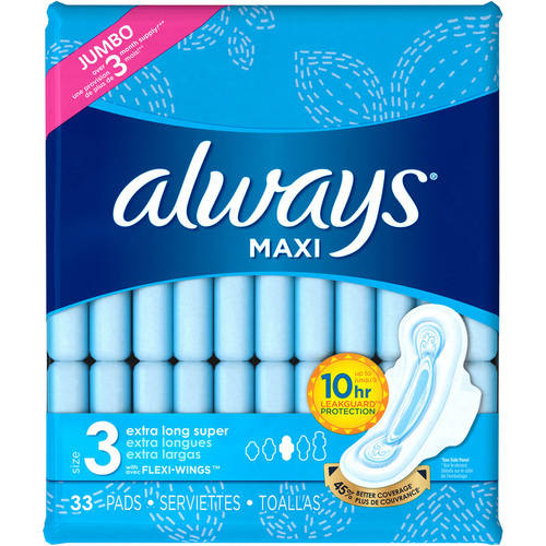 ALWYS MAXI PAD SZ3 EX LONG 33s
