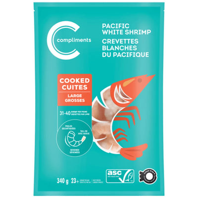 COMPLMNT COOKED SHRIMP 31/40 [340 g]