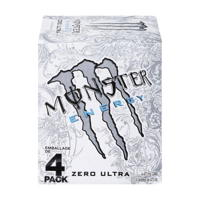 MONSTER ENERGY ZERO ULTRA 4pk [4 ea]