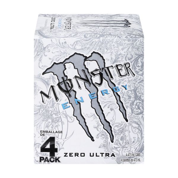 MONSTER ENERGY ZERO ULTRA 4pk [4 ea]