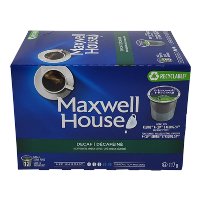 MAXWELL DECAF COFFEE 12PK KCUP [12 ea]