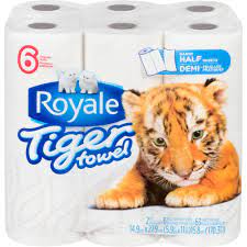 ROYAL PAPER TOWEL 98 SHT 6pk
