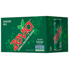 ZEVIA GINGER ALE 6x355ml [6 ea]