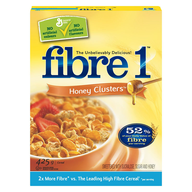 FIBER 1 CEREAL HONEY CLUSTERS [475 g]