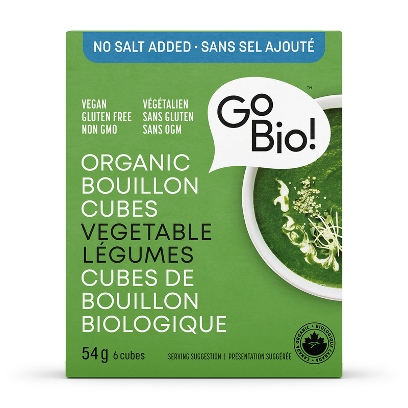 GO BIO ORGANIC NO SALT VEG CUB [54 g]
