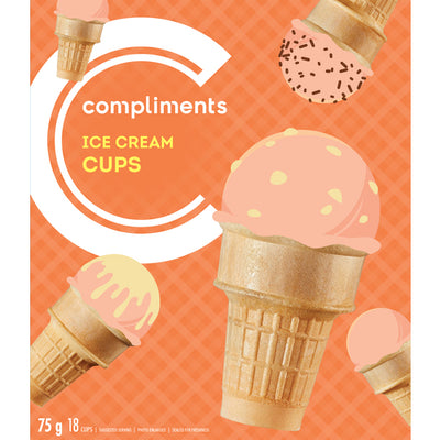 COMP ICE CREAM CUPS [18 pcs]