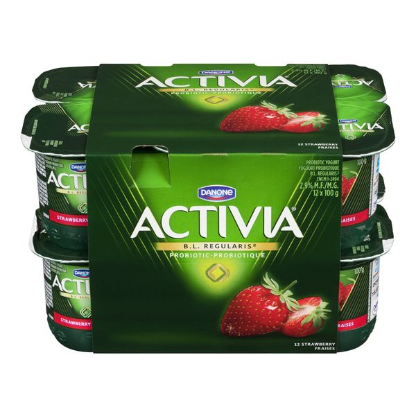 ACTIVIA STRAWBERRY 12x100g [12 ea]