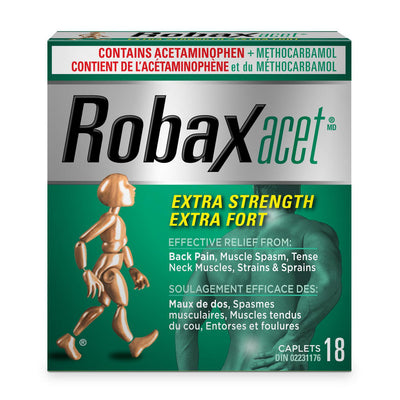ROBAXACET CAPLETS 400/325mg [18 CAP]