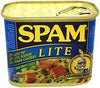 SPAM LUNCH MEAT LITE 25% LSS F [340 GM]