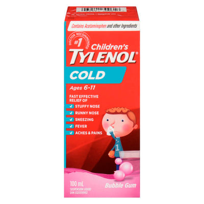 TYLENOL COLD ORAL SUSP B/GUM [100 ml]