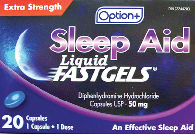OPTION+ SLEEP AID FAST GE 50mg [20 ea]
