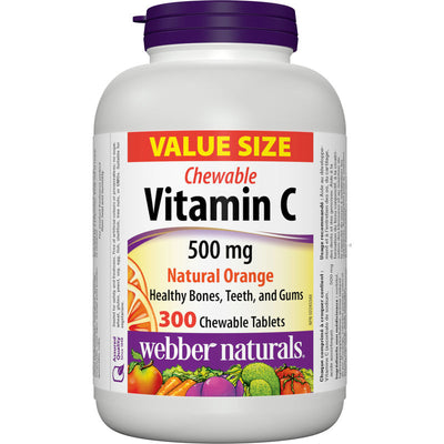 WEBBER VITAMIN C 500mg ORNG [300 ea]