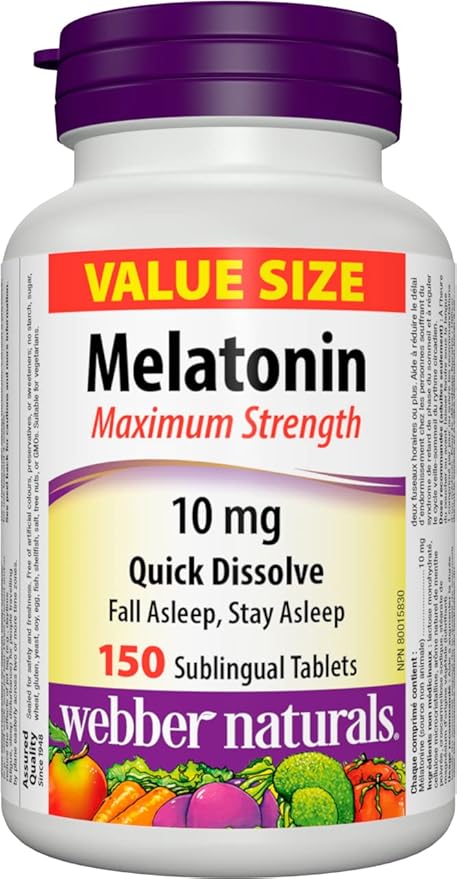 WEBR MELATONIN 10mg 150s