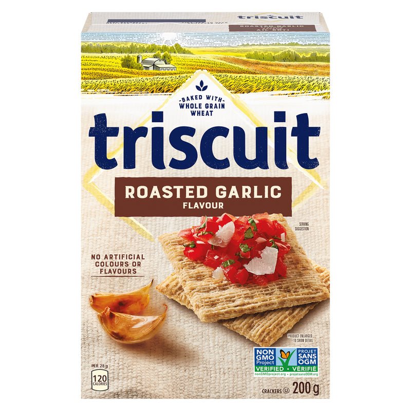 CHRISTIE TRISCUIT RST GARLIC [200 g]