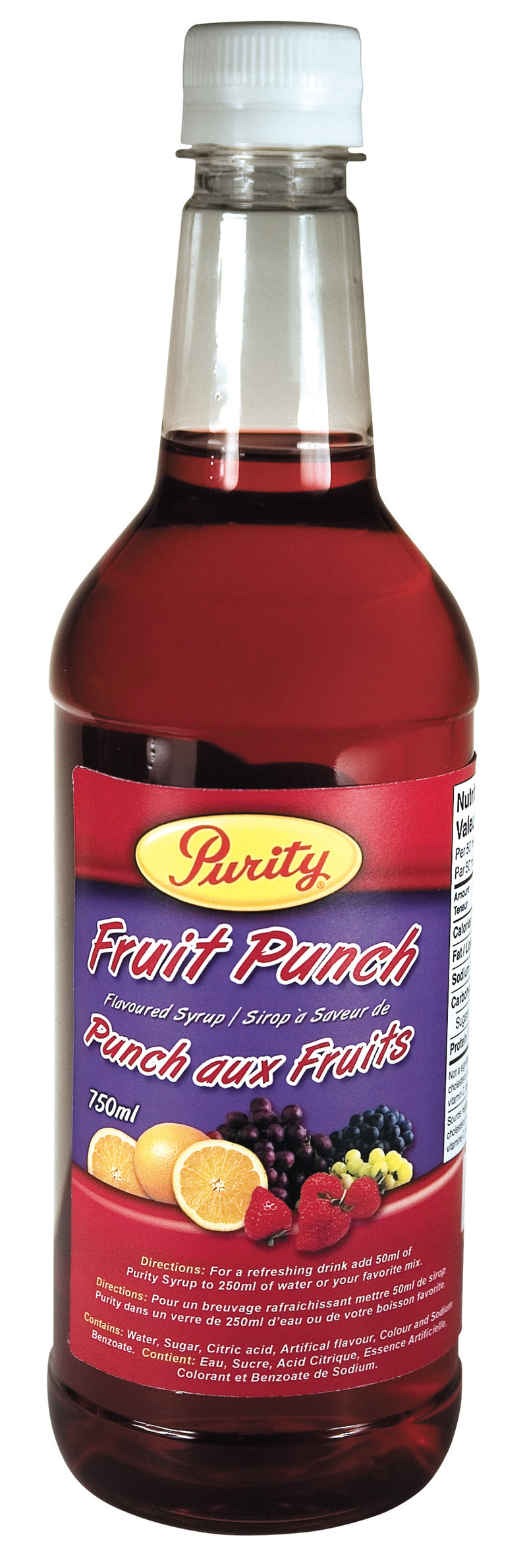 PURITY FRUIT PUNCH SYRUP [750 ml]