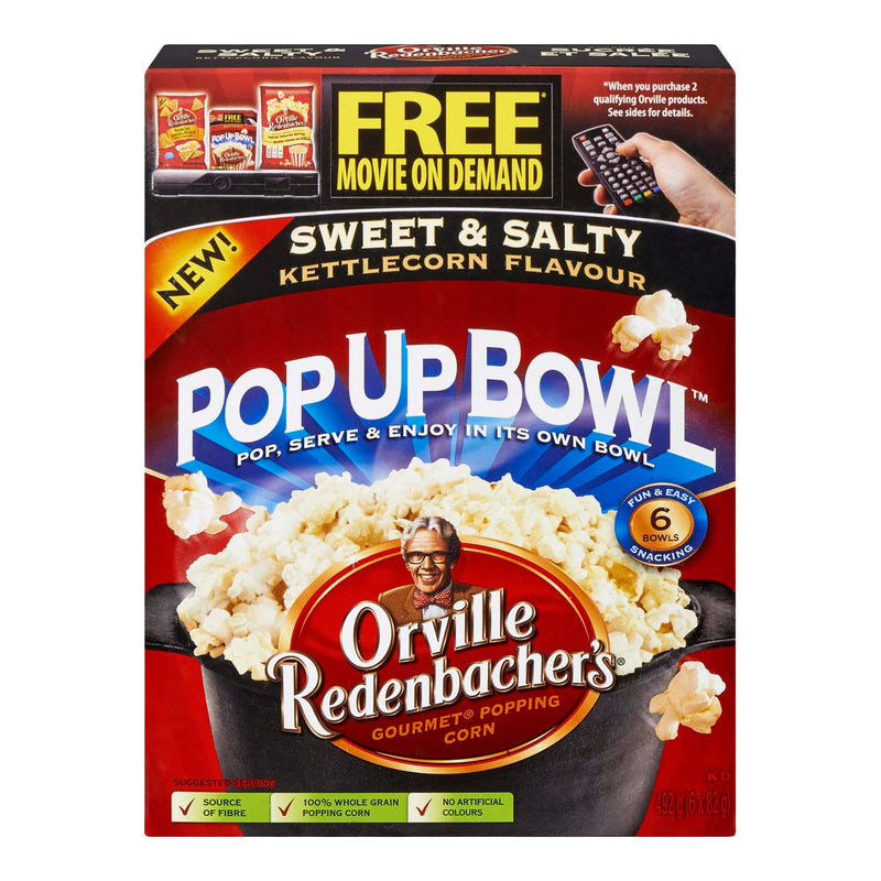 O.R.POPCORN SWT & SALTY [6 pkg]