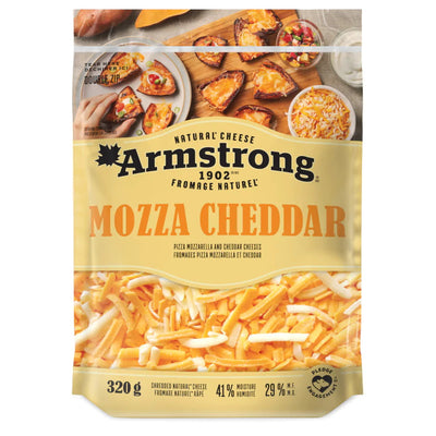 ARMSTRNG SHRED MOZZA CHEDDAR [320 g]