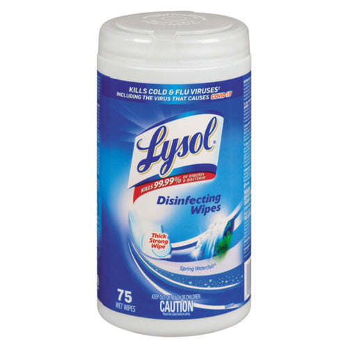 LYSOL WIPES SPRNG WTRFL 75s [75 ea]
