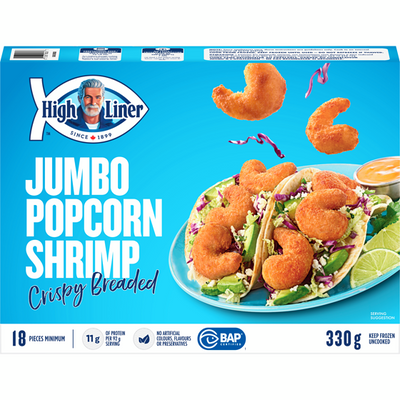 HIGH LINR JUMBO POPCORN SHRIMP [330 g]