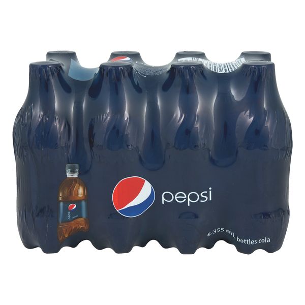 PEPSI 8x355ML PLASTIC BOTTLES [8 ea]