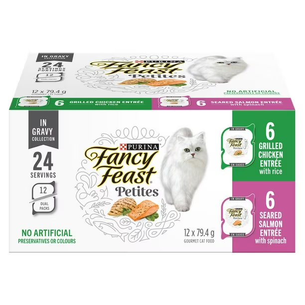 FANCY FEAST PETITES MIXED GRAV [953 g]