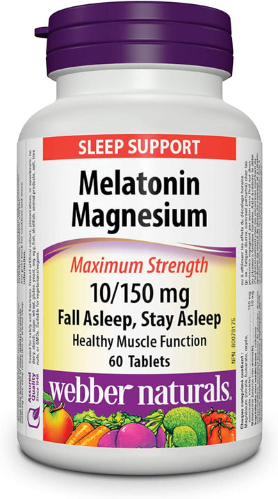 WEBBER MELATONIN MAGNESIUM 60s [60 ea]