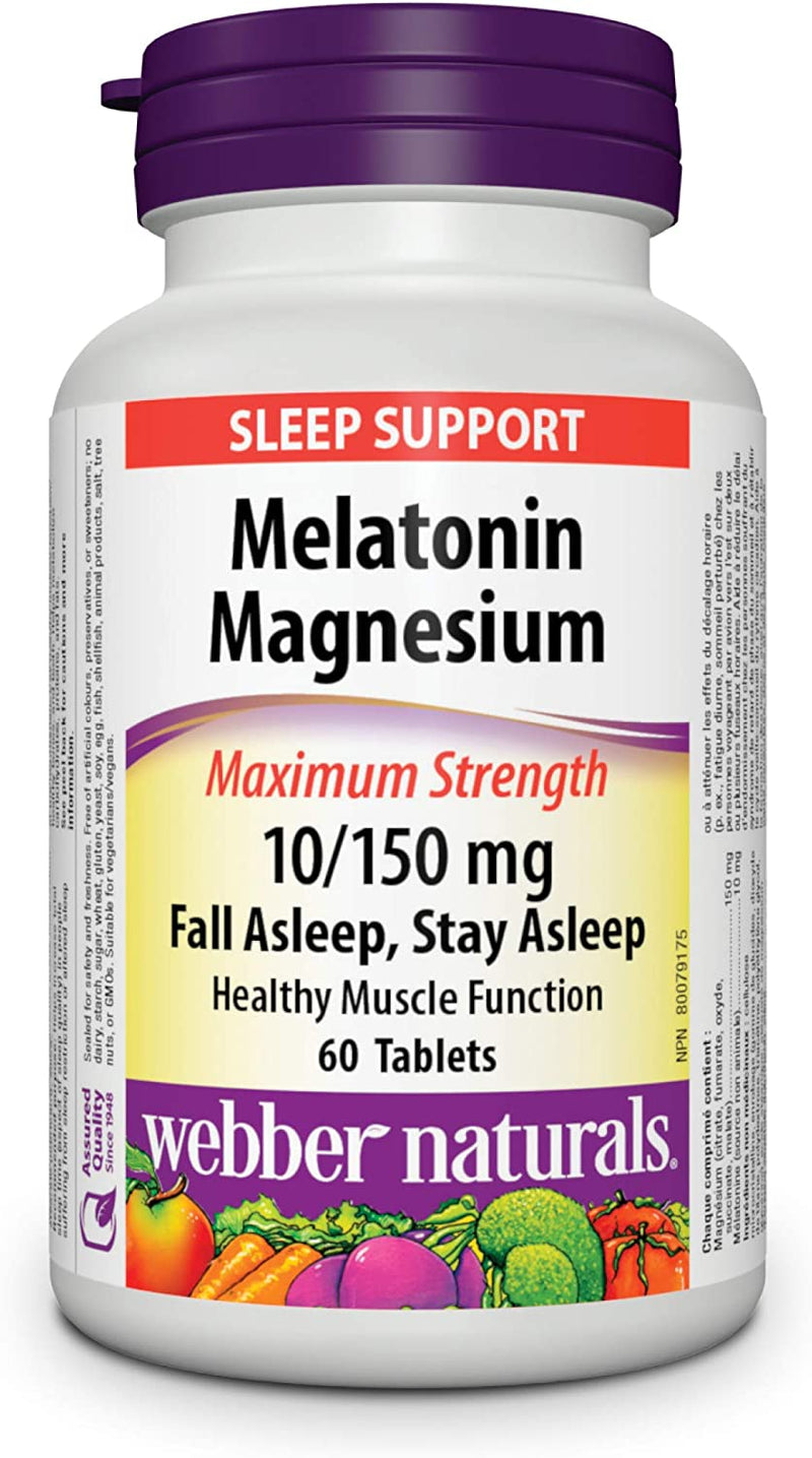 WEBBER MELATONIN MAGNESIUM 60s [60 ea]