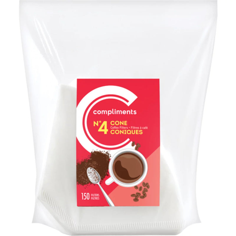 COMP COFFEE FILTR CONE #4 150s [150 ea]