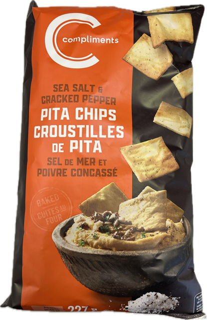 COMP PITA CHIPS SEA SALT/PEPPE [227 g]